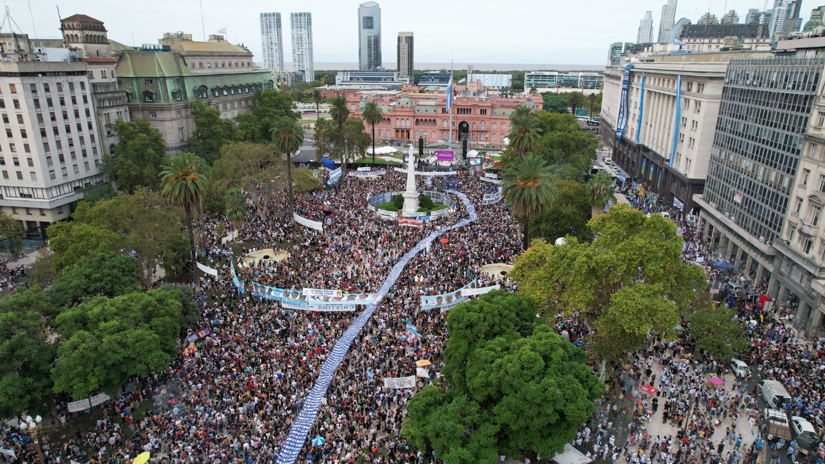 Movilizaciones en todo el país por el Día de la Memoria sin aplicación del protocolo antipiquetes