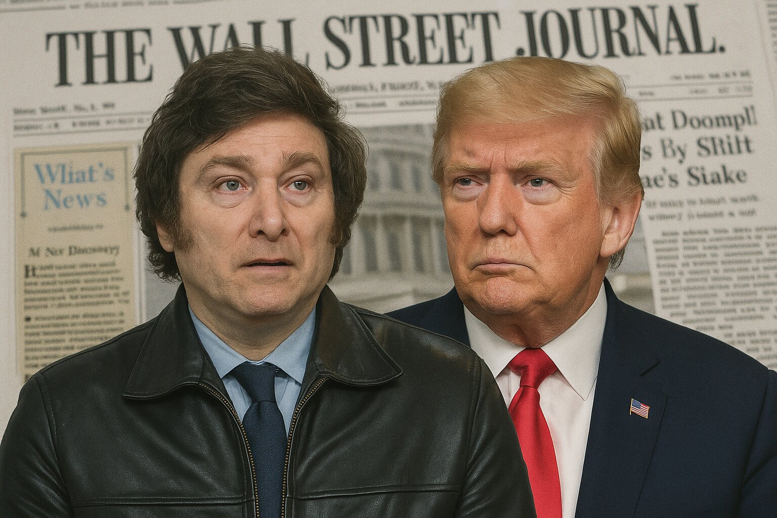 The Wall Street Journal pone en duda la coherencia ideológica de Milei: “Trump se parece más al peronismo”