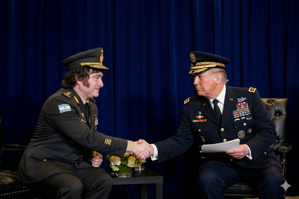 Soberan&iacute;a en decreto: Milei autoriz&oacute; el ingreso de tropas de EE.UU. sin pasar por el Congreso