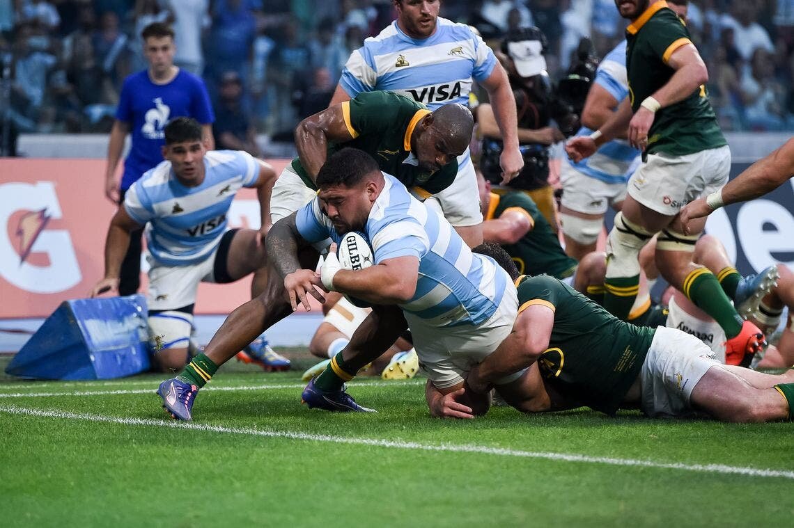 Los Pumas sorprenden a Sudáfrica y siguen en carrera por el Rugby Championship